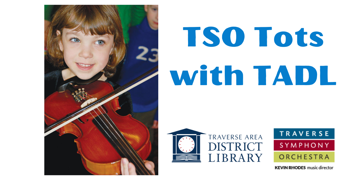 TSO Tots. Happy girl playing a violin.