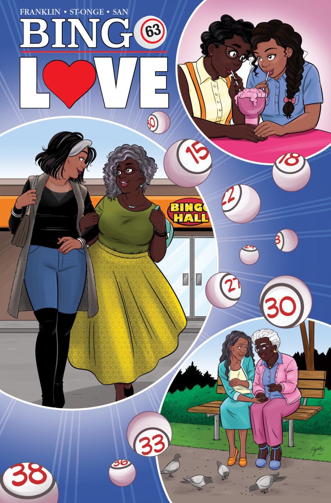 book cover of bingo love by tee franklin
