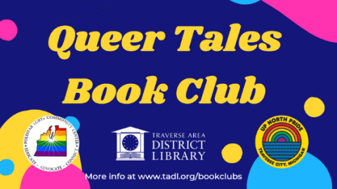 colorful queer tales book club logo
